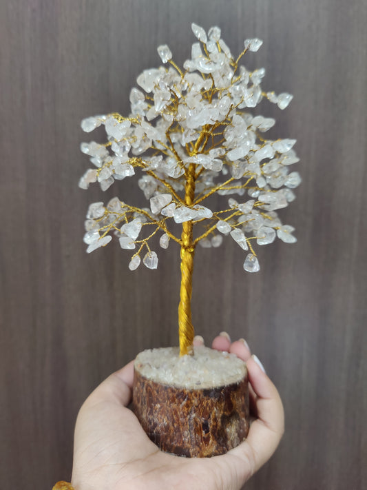 Master Healer Clear Quartz Tree (Wire Base)