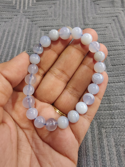 Enhance Public Speaking with Blue Lace Agate Bracelet