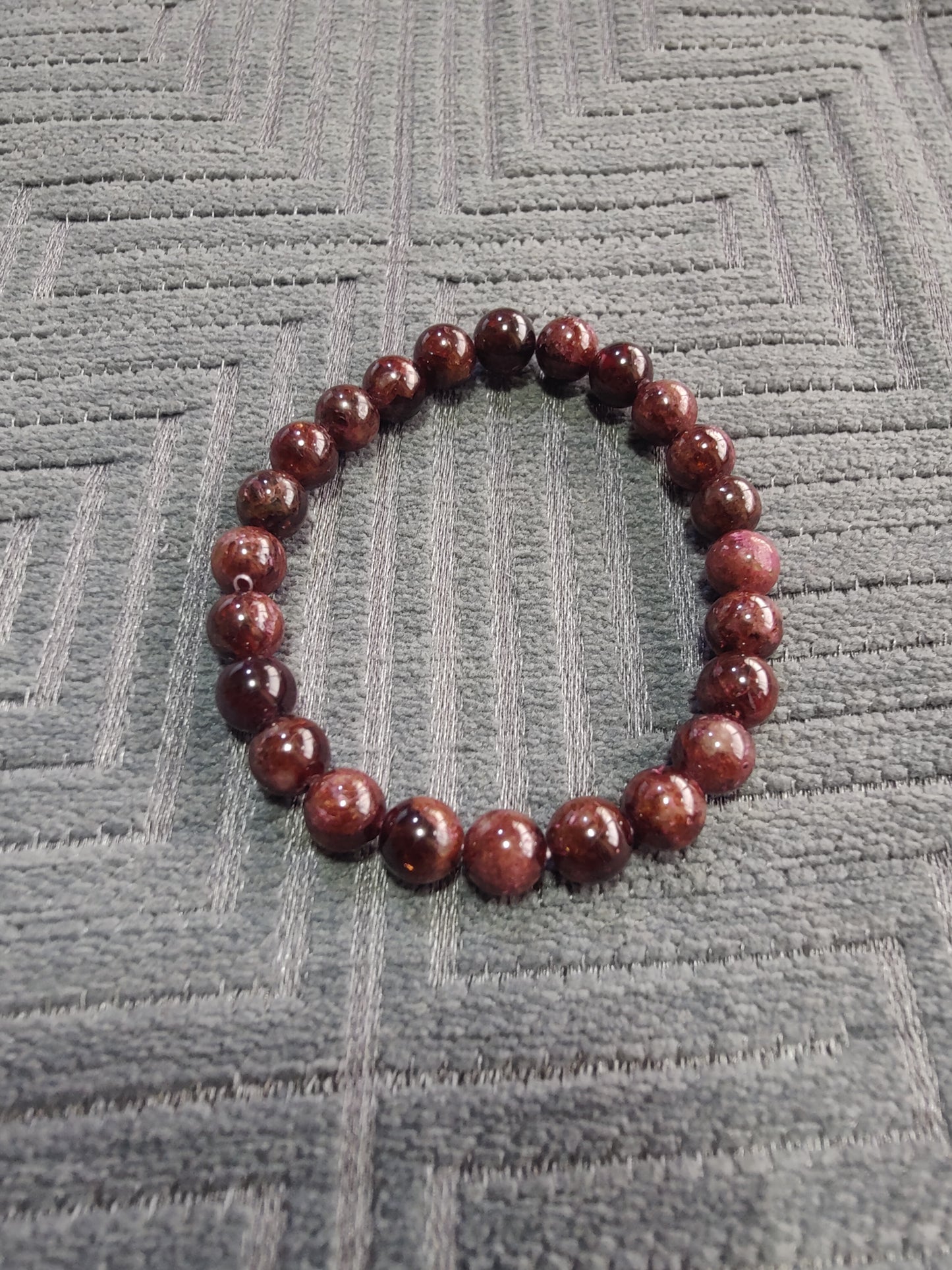 Enhance Passion and Intimacy with Garnet Bracelet (8mm)