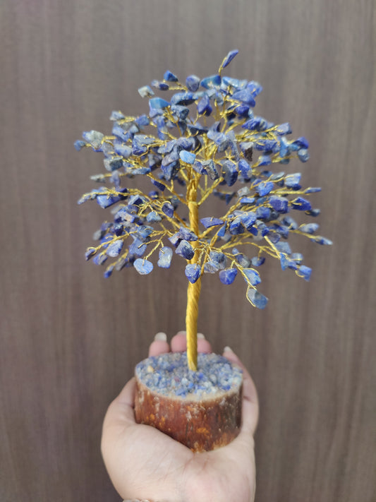 Self-awareness Lapis Lazuli Tree (Wire Base)