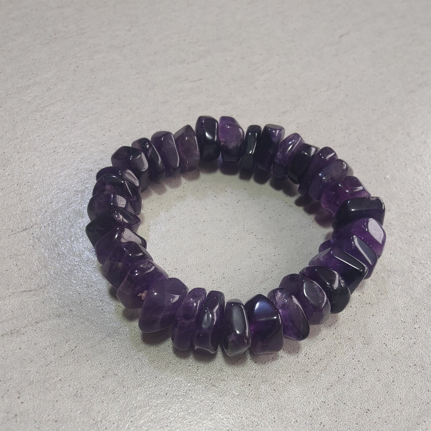 Calming Intuitive Amethyst Tumbled Bracelet