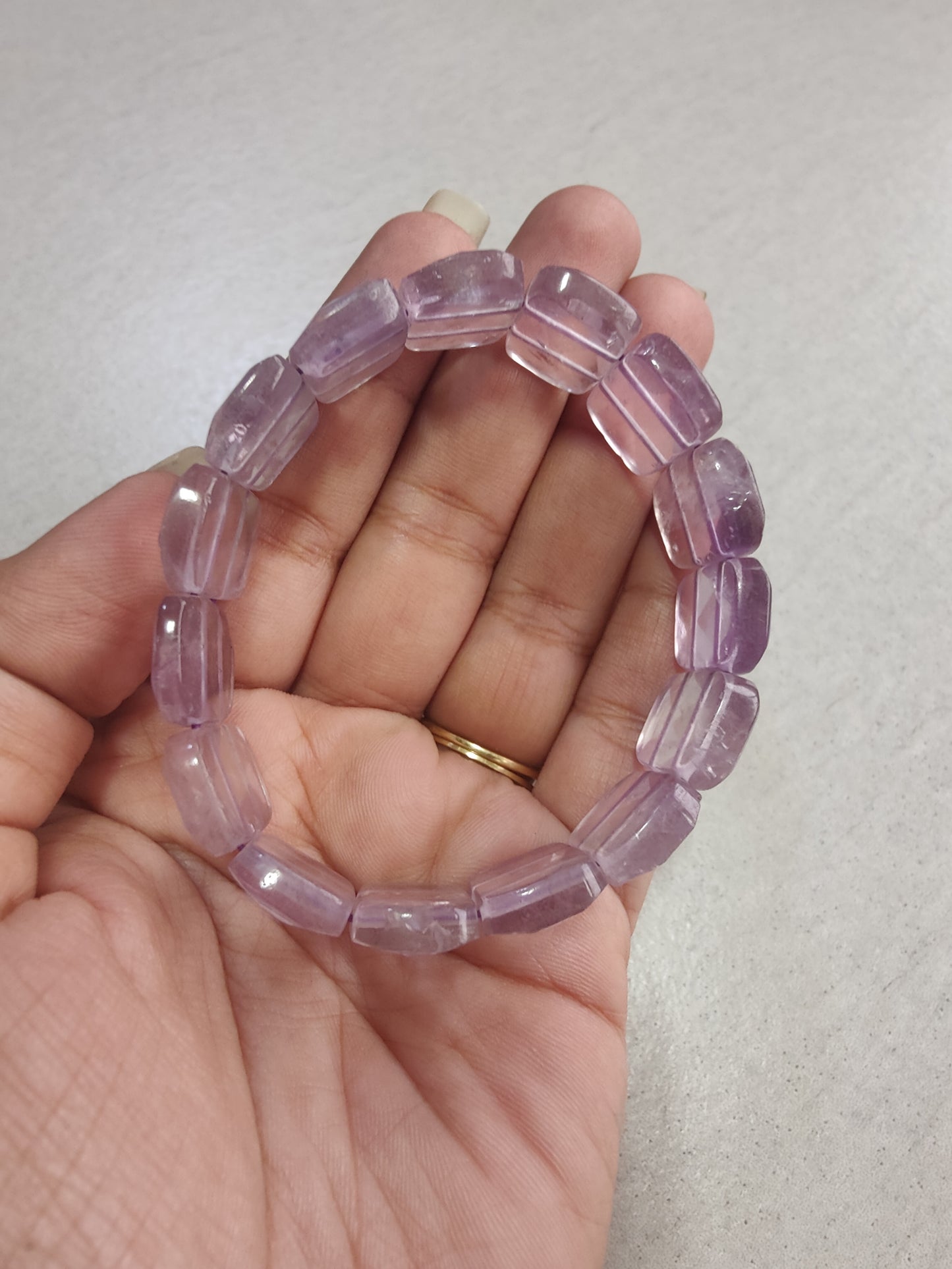 Calming Intuitive Amethyst Fancy Bracelet