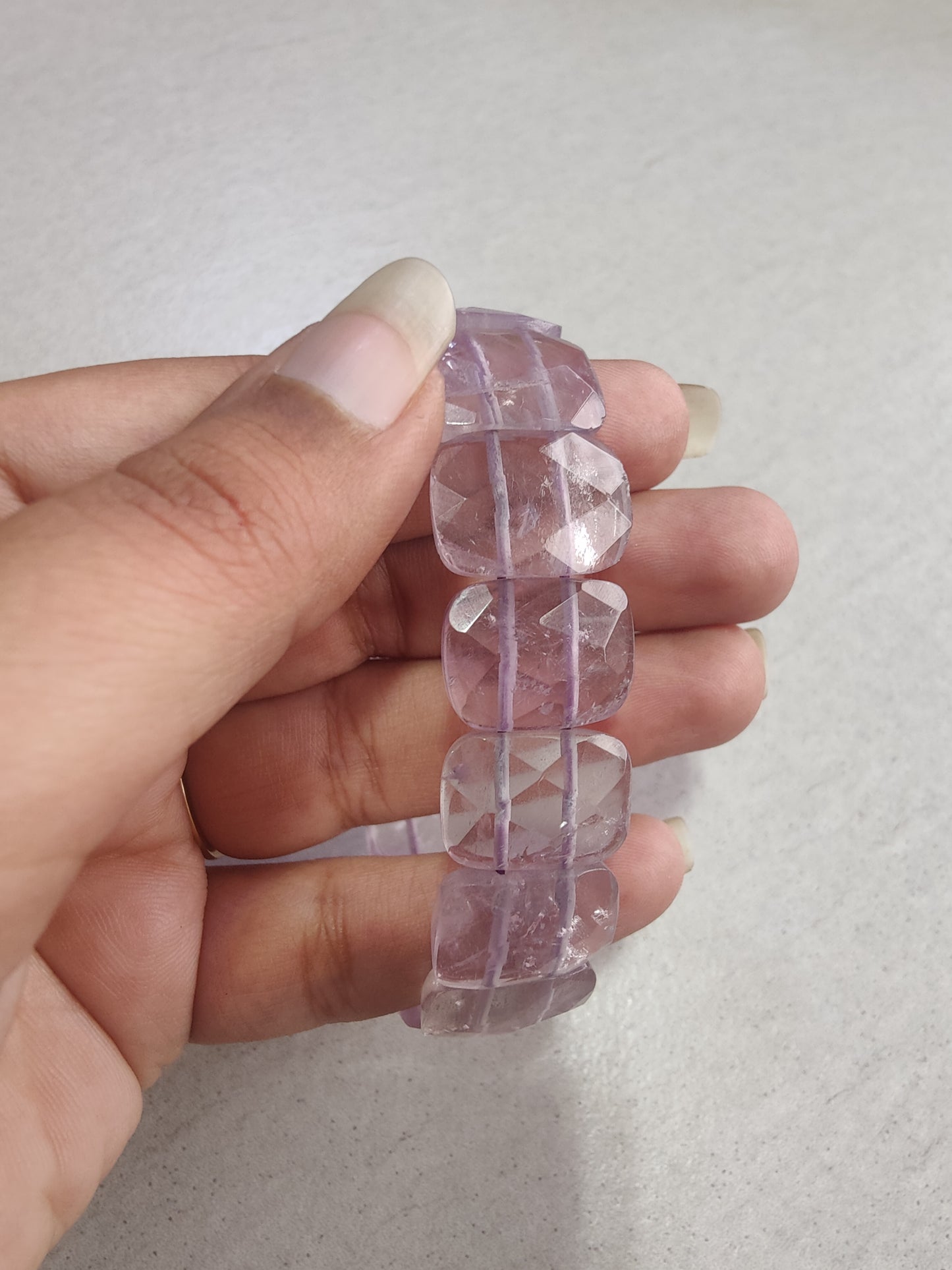 Calming Intuitive Amethyst Fancy Bracelet