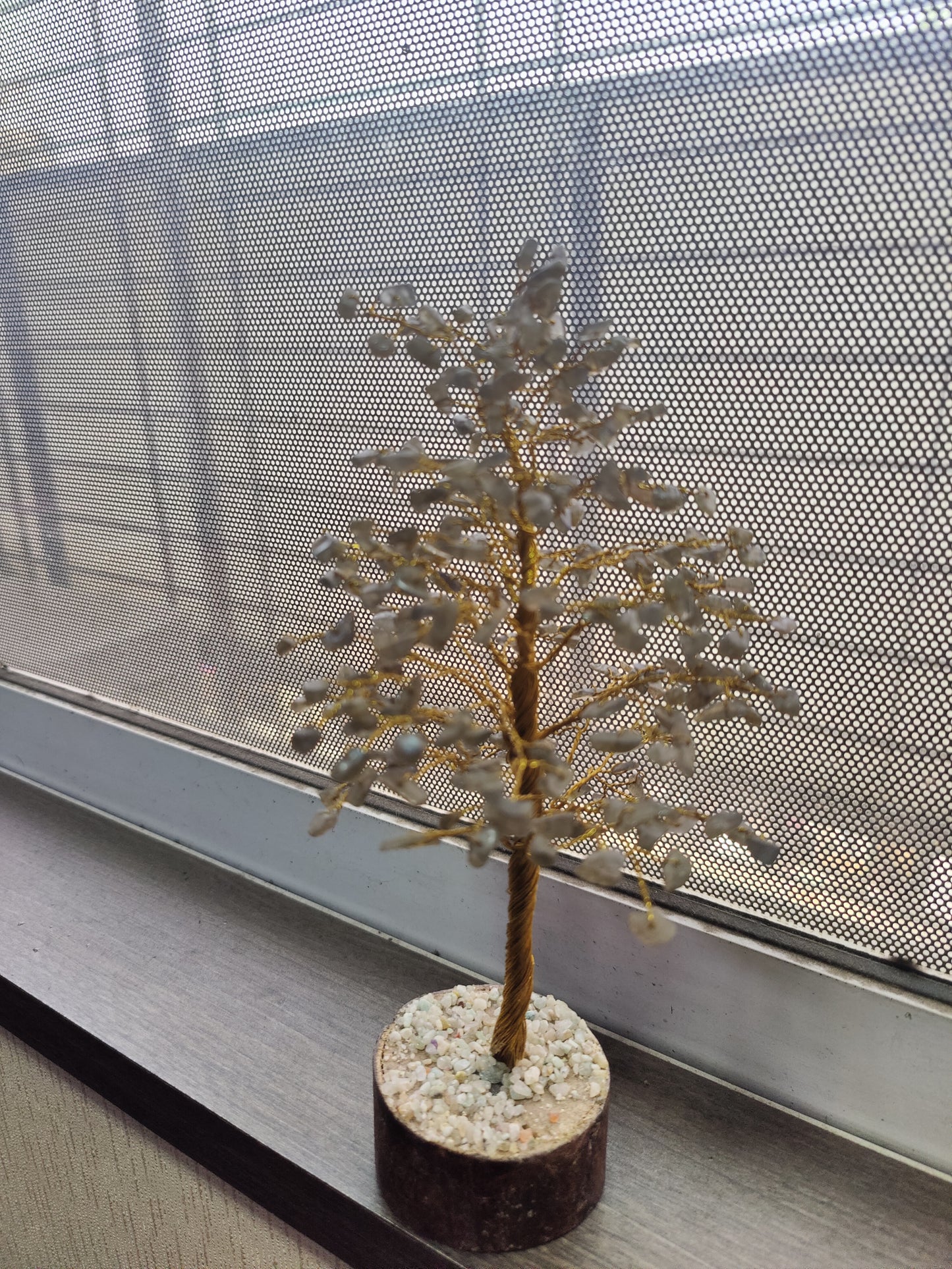 Welcome Change with Labradorite Tree (Wire Base)