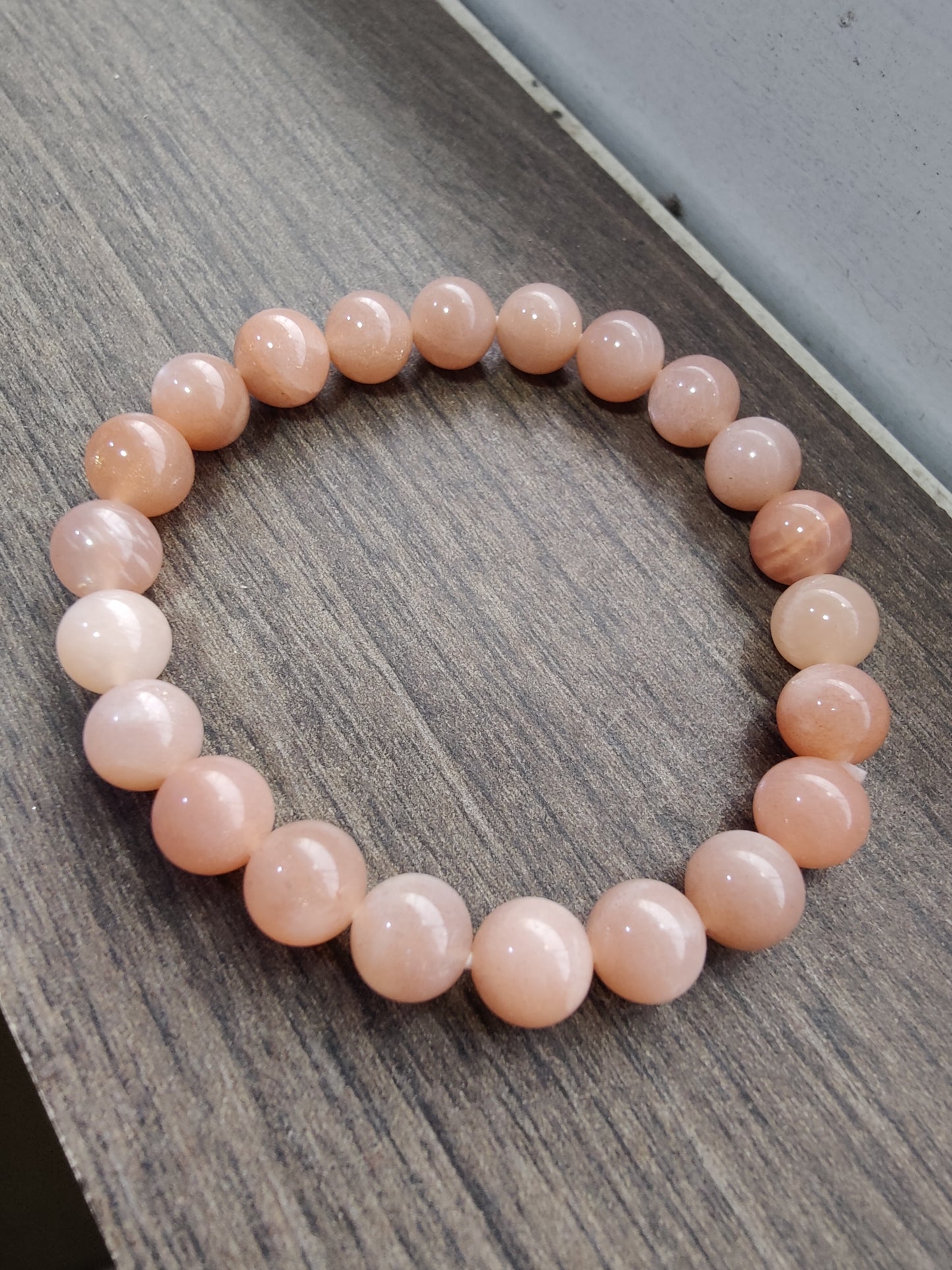 Hormonal Balance Peach Moonstone Bracelet (AAA Quality)