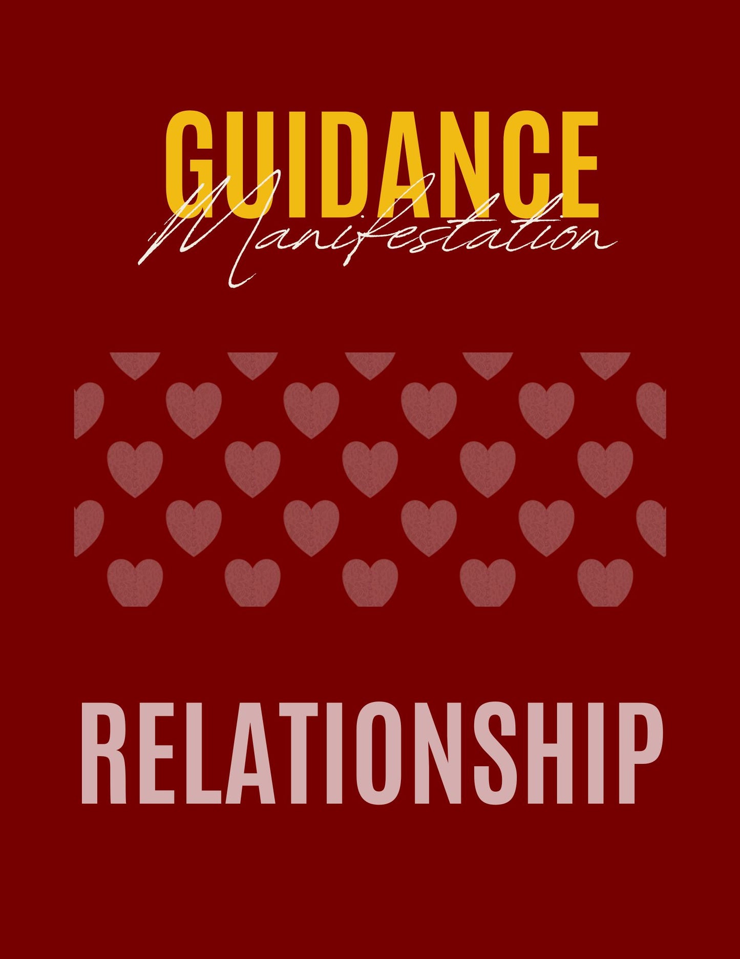 Relationship Guidance Journal