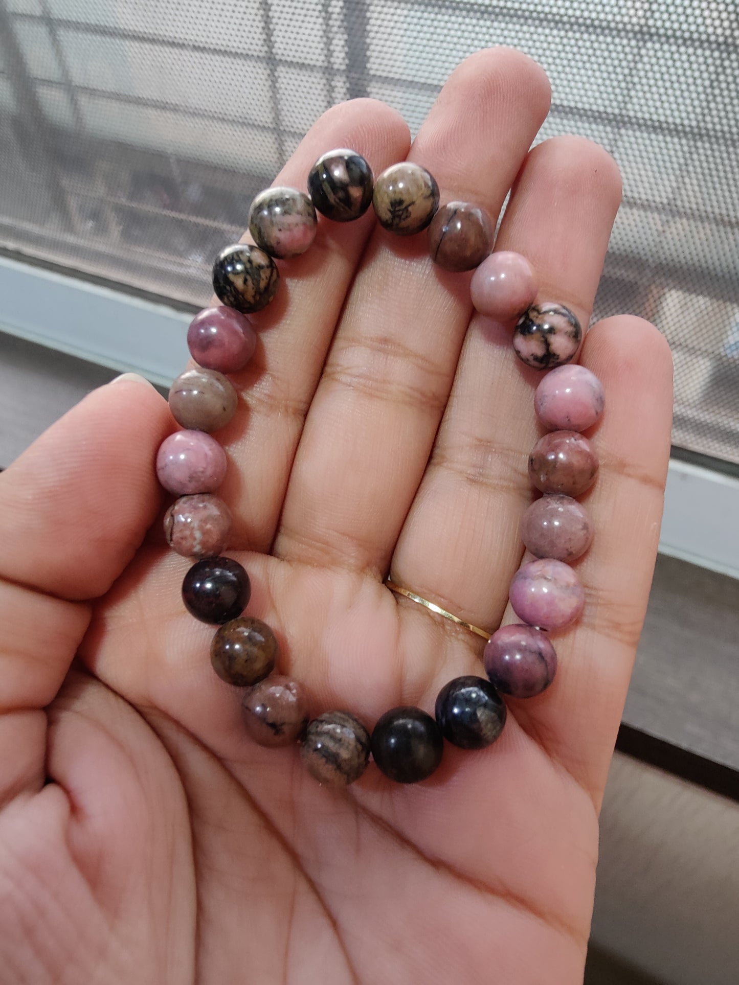 Emotional Balance Rhodonite Bracelet