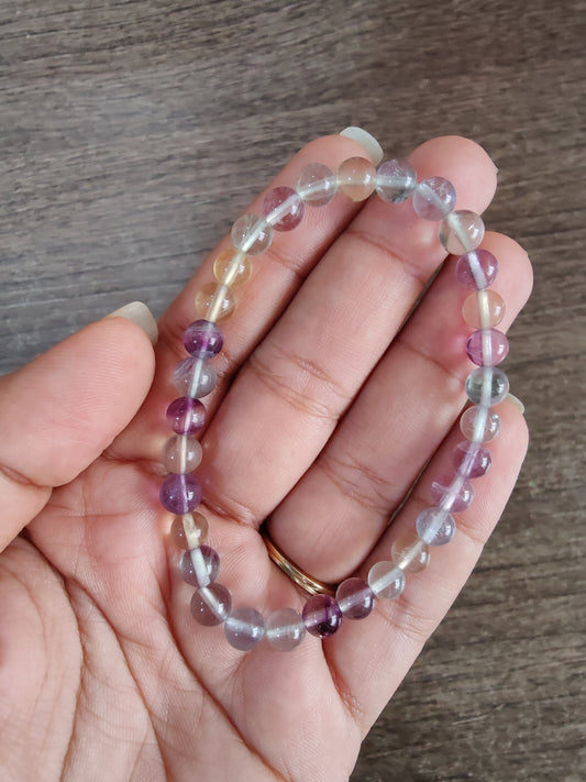 Decision-making Fluorite Bracelet (6mm)