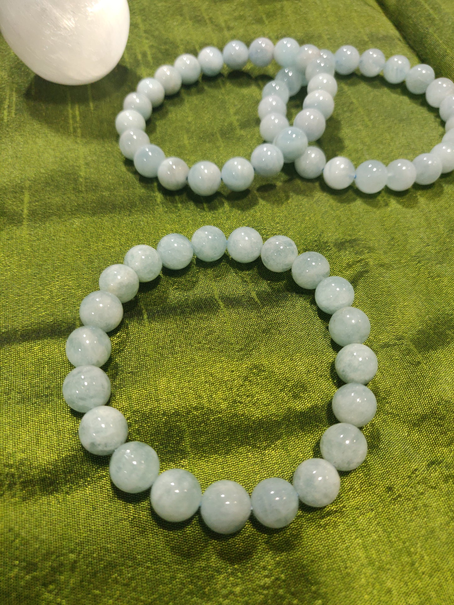 Calming Aquamarine Bracelet (CAB) (10 mm)