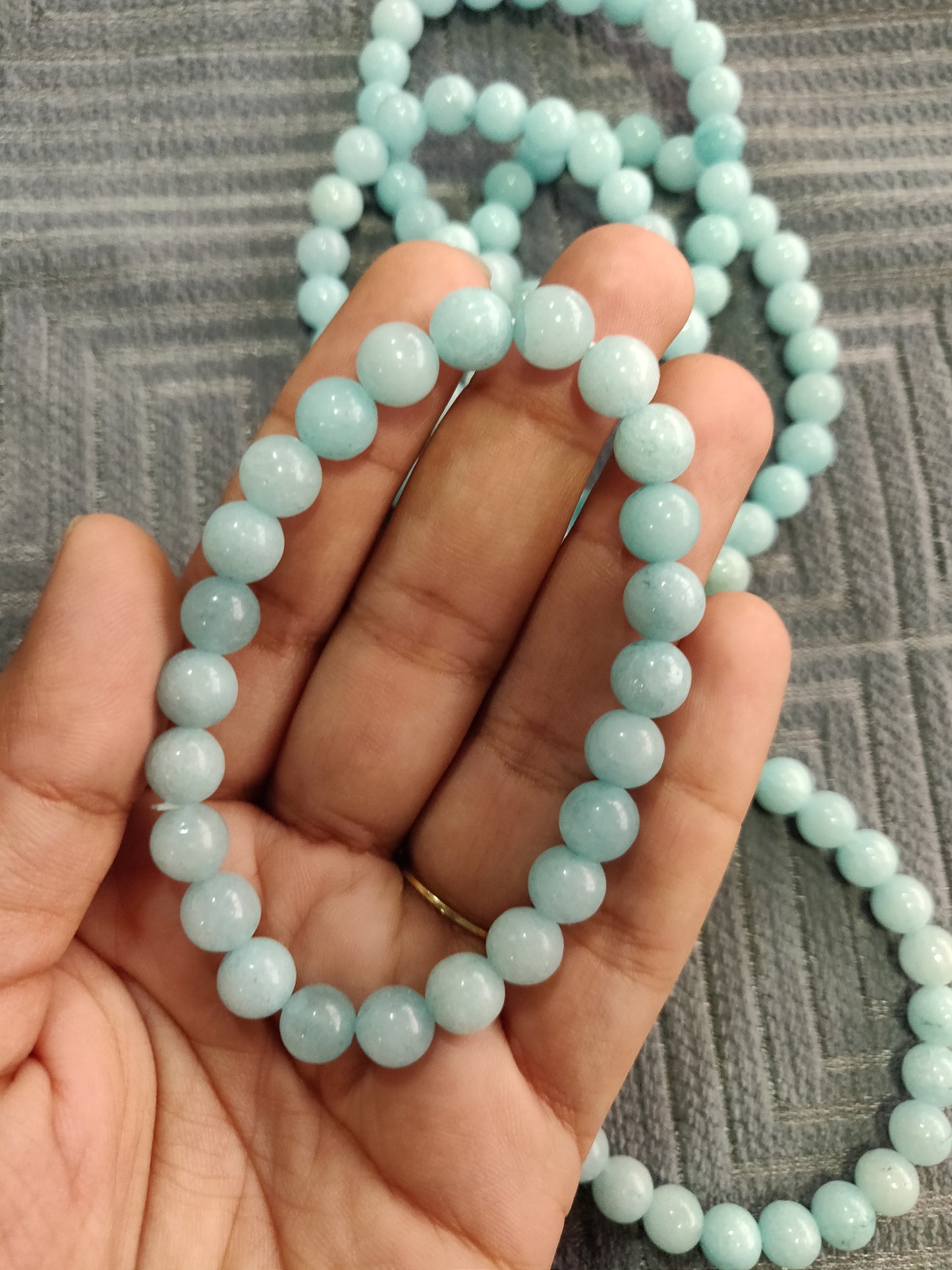 Calming Aquamarine Bracelet (CAB) (8mm)