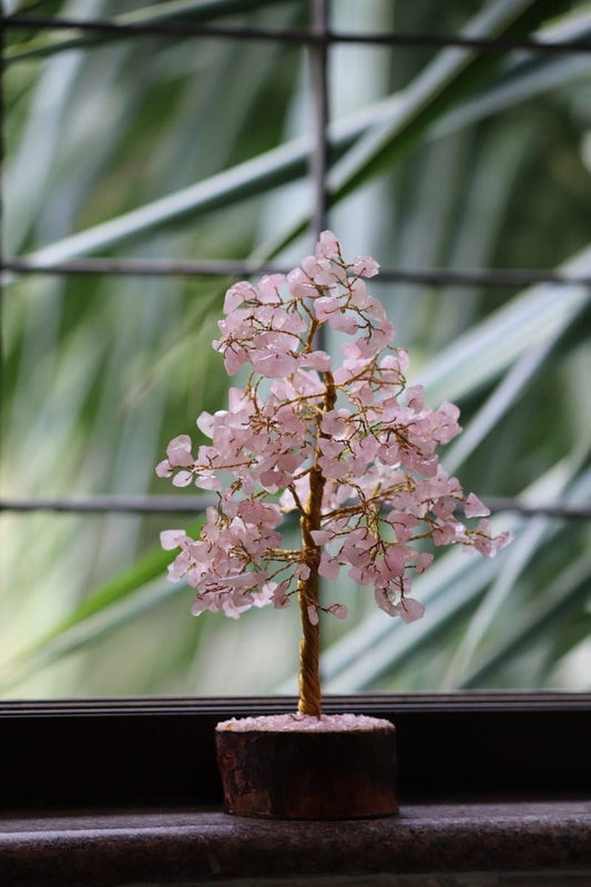 Love Rose Quartz Tree (Wire Base)