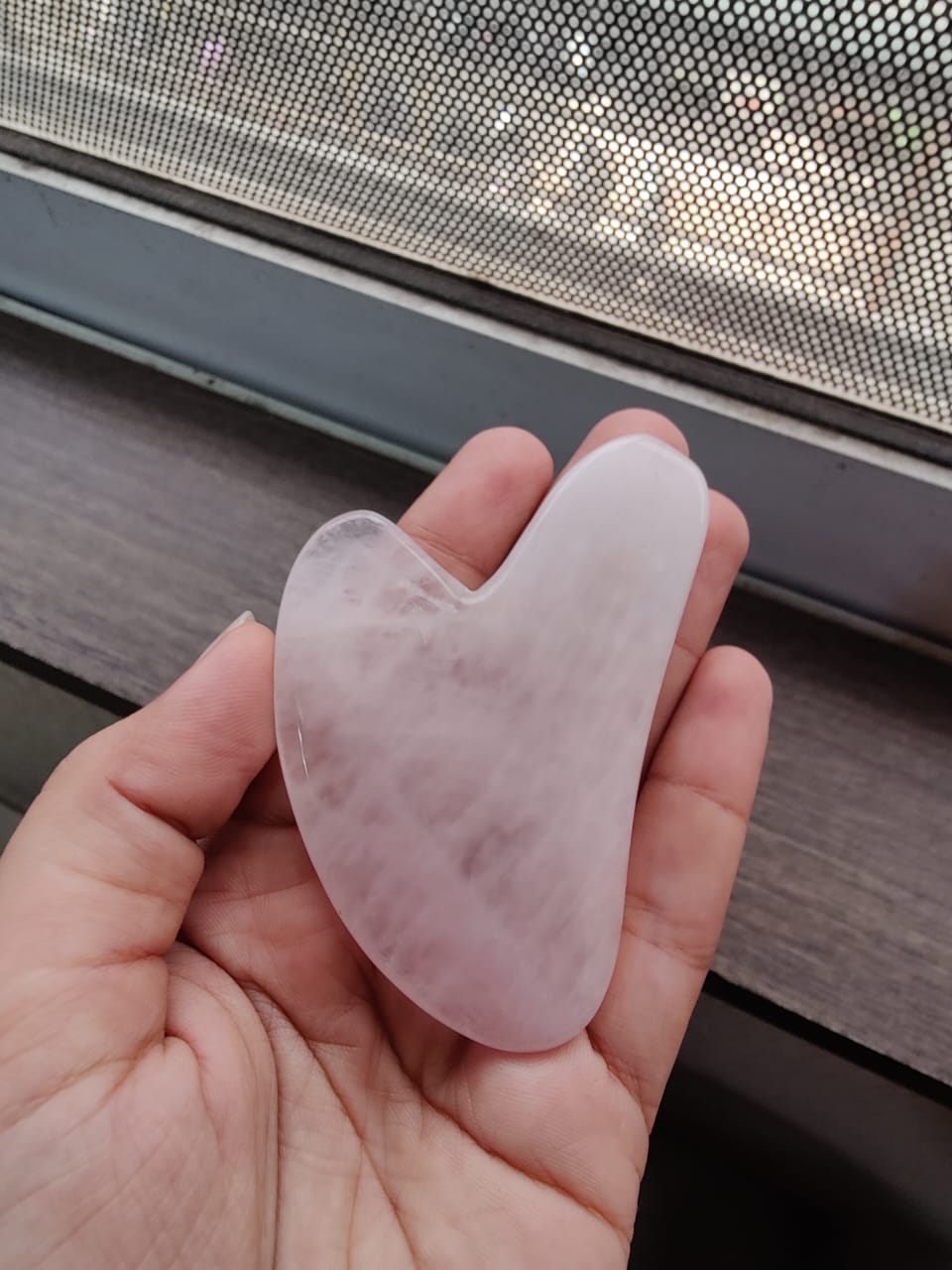 Rose Quartz Gua Sha Face Massager